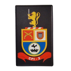 Brasão de Batalhão Retangular CPI-2 - Polícia Militar (Emborrachado)