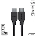 Cabo HDMI PCYes Ultra 2.1 28AWG Puro Cobre 8k 1 Metro - PHM21-1
