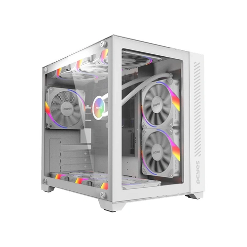 Gabinete Gamer Pcyes Forcefield White Ghost - Gffwgp