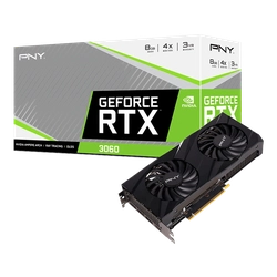 Gpu Nv Rtx3060, 8gb, G6, Dual Fan, 128b, Verto, Pny, Vcg30608dfbpb1