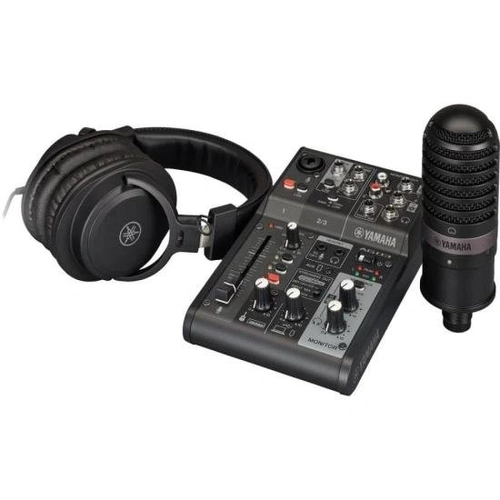 Kit Streaming Yamaha Ag03mk2 Lspk Preto