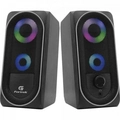 Caixa de Som Multimídia Gamer Fortrek Black Hawk RGB G