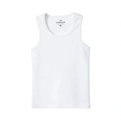 Camiseta Regata Básica Canelada Branca Hering - Feminina