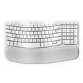 Teclado Logitech Wave Keys Branco Padrão Us - 920-012282