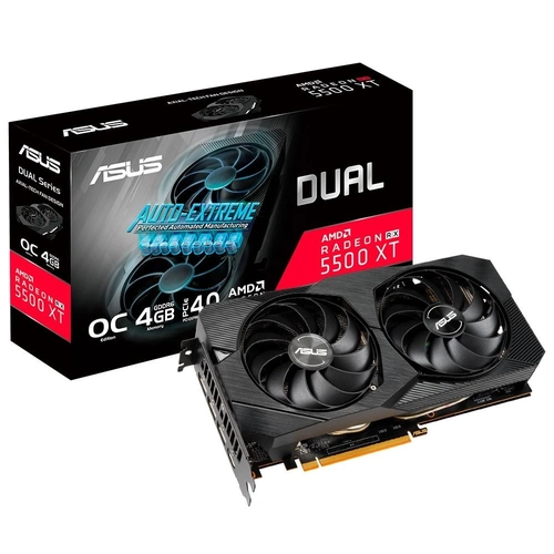 Placa de Video Asus Dual AMD Radeon RX 5500 XT EVO, 4GB, GDDR6 - DUAL-RX5500XT-O4G-EVO