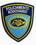 Brasão emborrachado Colorido - Policiamento Rodoviário