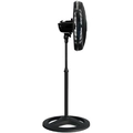 Ventilador Osc de Coluna Turbo 50cm 6 Pás - 127v - Preto/azul