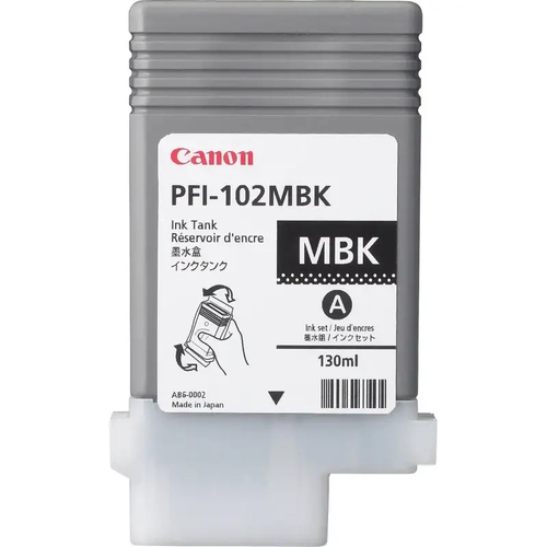 Cartucho De Tinta Canon Pfi-102 Mbk 130ml (5pçs) - 0894b003a