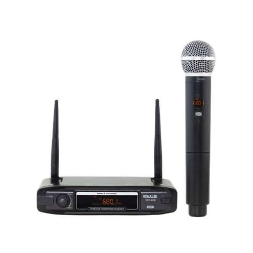Microfone Sem Fio Mao Duplo Headset Uhf Vs148dh Vokal
