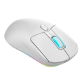 Mouse Warrior Magnus 10000dpi Tri Mode Com Base Carregadora – Branco Mo422