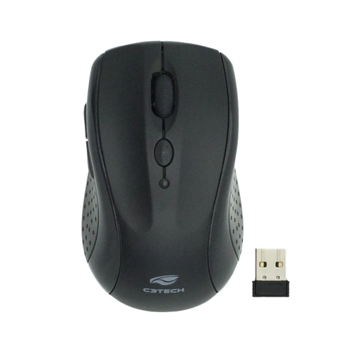 Mouse S/fio Bt+rc Nano M-bt12bk Preto C3tech