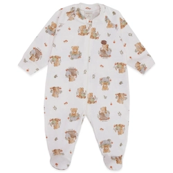 Macacão Manga Longa Estampado com Ziper Suedine Unissex –  Ursinhos