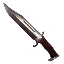 Faca Inox Cabo de Madeira Bainha Marrom HZ-06-0791