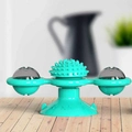 Brinquedo Giratório Interativo Azul para Gatos com Bolinha Pet