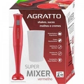 Super Mixer Agratto Mxv-01 200w Vermelho 127v