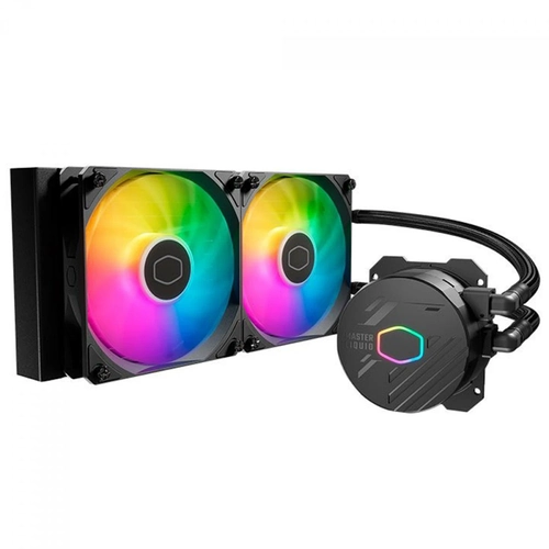 Water Cooler MasterLiquid Cooler Master 240L Core ARGB 240mm Intel-AMD Preto - MLW-D24M-A18PZ-R1