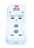Carregador de Pilhas Mox CP30 sem pilhas.