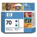 Cabeça De Impressão Hp 70 Azul e Verde Pluk C9408a
