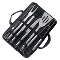 Kit Churrasco 10 Peças Aço Inox com Estojo de Transporte Grillrelax