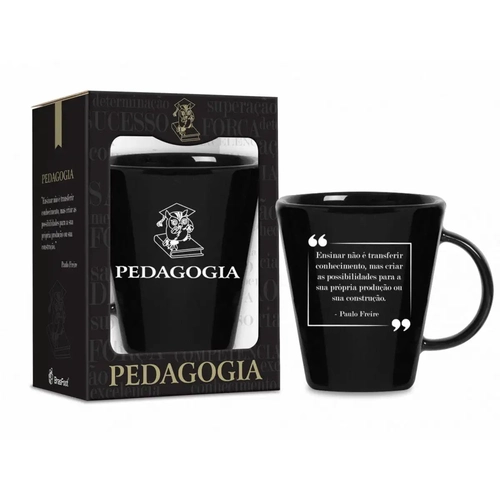 Caneca Cerâmica Curso Pedagogia 280Ml - BRASFOOT