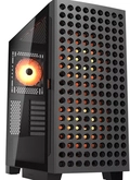 Gabinete Gamer Cougar Air Face ECO RGB, Mid Tower, Lateral de Vidro Temperado, 7 fans, Black- 385YA20.0001