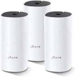 Roteador Wireless Gigabit 10/100/1000 Ac1200 Mesh Mu-mimo 2.4/5ghz Deco M4 Pack C/ 3 Unidades
