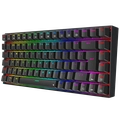 Teclado Gamer Mecanico Redragon Phantom Preto Switch Marrom - K629-RGB PT-BROWN