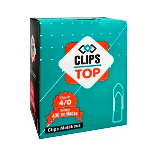 Clips Galvanizado 4/0 Com 400 Unidades TOP