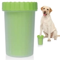 Copo Lava Pata Pet Higiênico Patinhas Limpas Cães Cachorros Pets - VERDE