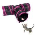 Brinquedo Túnel de Gato em Y Dobrável - Rosa