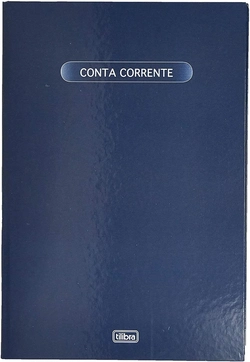 Livro Conta Corrente 50 Folhas, 153mm x 216 mm - Tilibra
