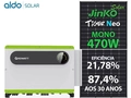 Gerador De Energia Solar Growatt Sem Estrutura Growatt Gf 789,6kwp Jinko Tiger Neo Mono 470w Max-x 100kw 10mppt Trif 380v