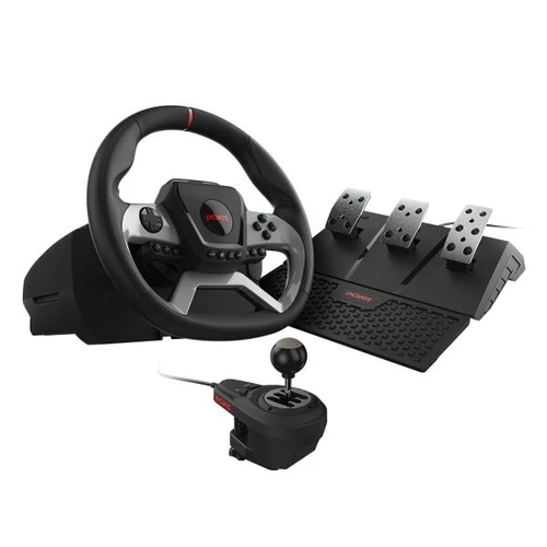 Volante Gamer com Pedal e Câmbio Pcyes para Pc/ Xbox / PS4 - W270