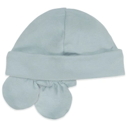 Kit Touca e Luva Suedine Verde