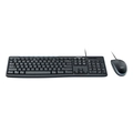 Kit Teclado e Mouse Logitech MK200, Membrana, Com Fio, ABNT2 - 920-002718