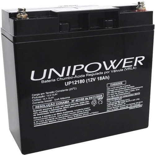 Bateria 12v 18a Selada Up12180 Unipower