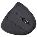 Mouse Sem Fio Recarregavel 2.4 Ghz Vertical Ergonomico Ortopedico Power Fit 1600 Dpi Preto Usb - Pm300