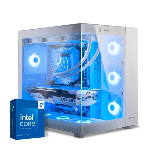 PC Gamer Intel Core I7 14700KF, RTX 4060TI, 16GB Ram, SSD M.2 NVMe 512GB, Gabinete Aquário