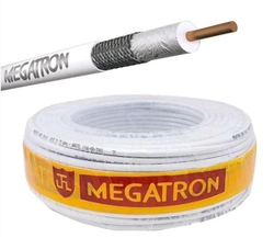 Cabo Coaxial Rgc-6 95% 100m Branco
