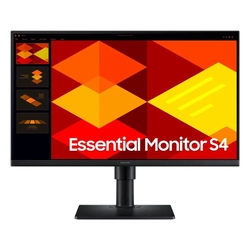 Monitor Samsung Essential S4 24" Fhd Ips 100hz 5ms Pivot - Ls24d400galmzd
