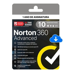 360 Advanced Norton 10 Dispositivos 12 Meses Esd - 21447601