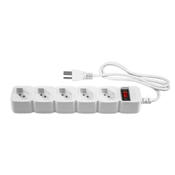 Protetor Eletronico 5 Tomadas Branco Intelbras 4824202 - Epe205 +