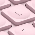 Teclado Logitech Mx Keys Mini Rosa Padrão Us - 920-010507-c