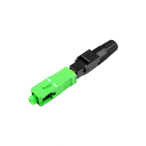 Conector Fast Sc/apc Sm P/ Fibra Optica - Verde