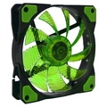 Cooler Fan K-mex, Led Verde, 120mm, c/ 15 Leds 9 Helices - AF-D1225