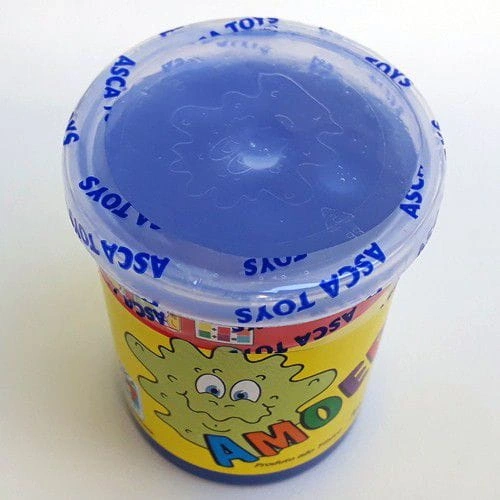 Geleca Amoeba Azul Escuro