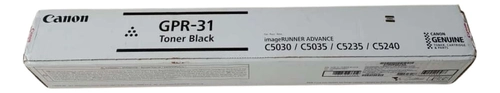Toner Original Canon GPR-31 Preto 36k