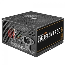 Fonte 750W Gamdias Cyclops Preto 80 Plus Bronze - M1-750B