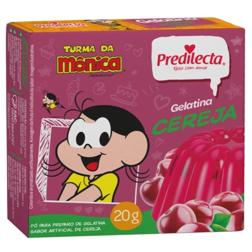 Gelatina Cereja Predilecta 20g
