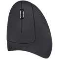 Mouse Sem Fio Recarregavel 2.4 Ghz Vertical Ergonomico Ortopedico Power Fit 1600 Dpi Preto Usb - Pm300